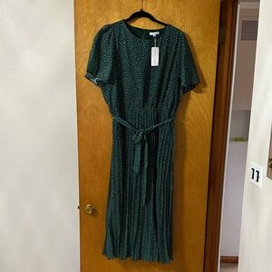 Baltic Born Dark Green Midi Dress